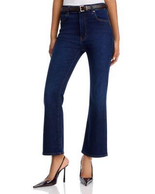 The Reboot High Rise Ankle Bootcut Jeans in Outfox by FRAME