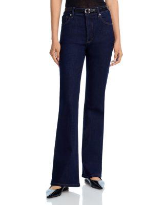 The Reboot High Rise Ankle Bootcut Jeans in Rinse by FRAME