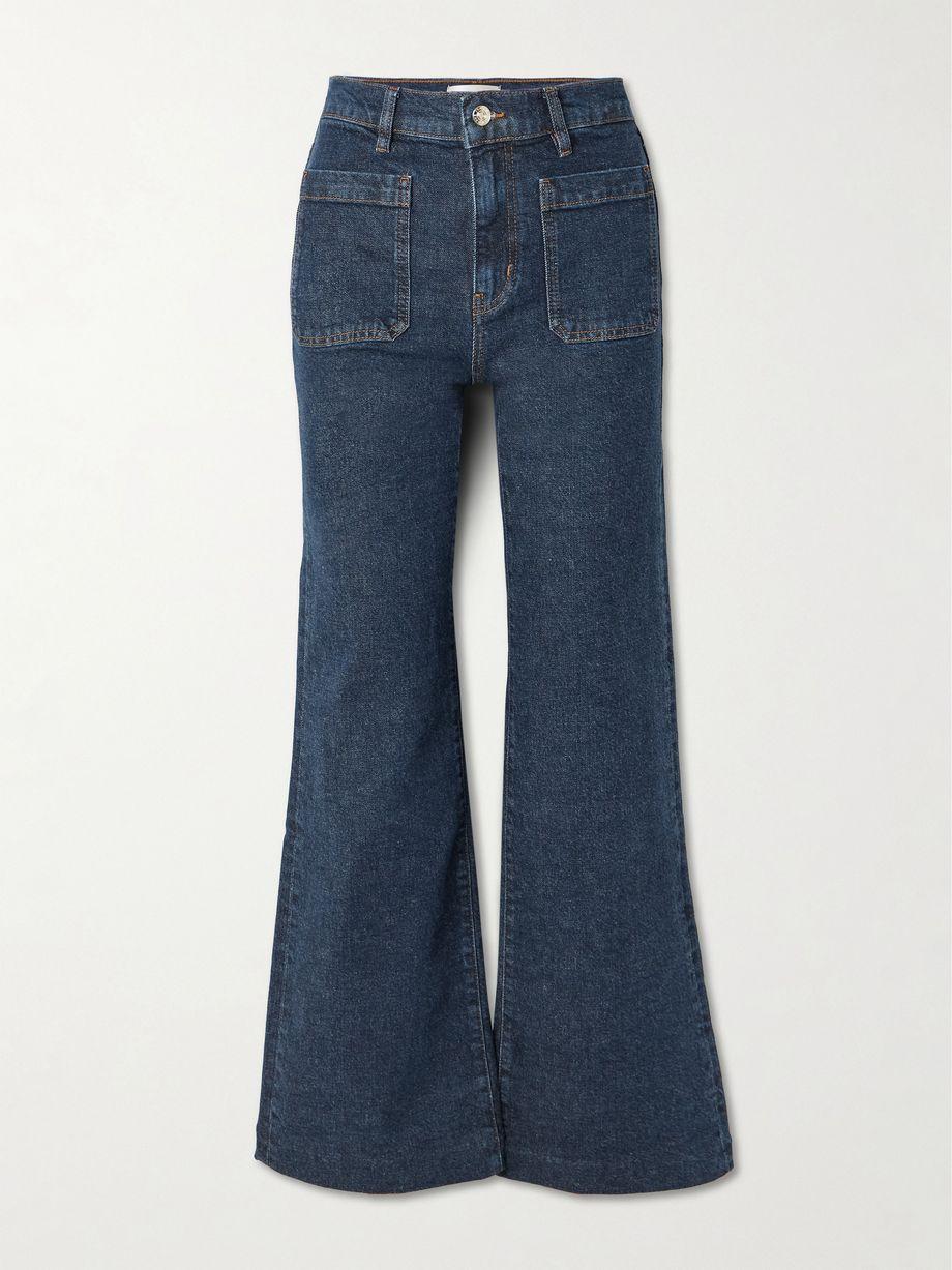 The Refined high-rise wide-leg jeans by FRAME