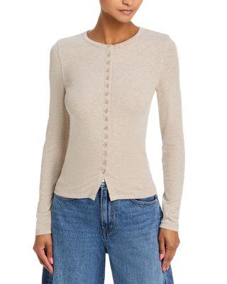 The Rib Splay Cardigan Sweater by FRAME