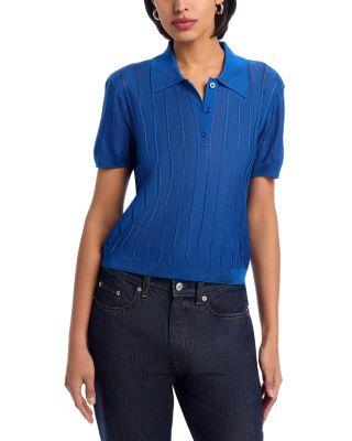 The Ribbed Polo by FRAME