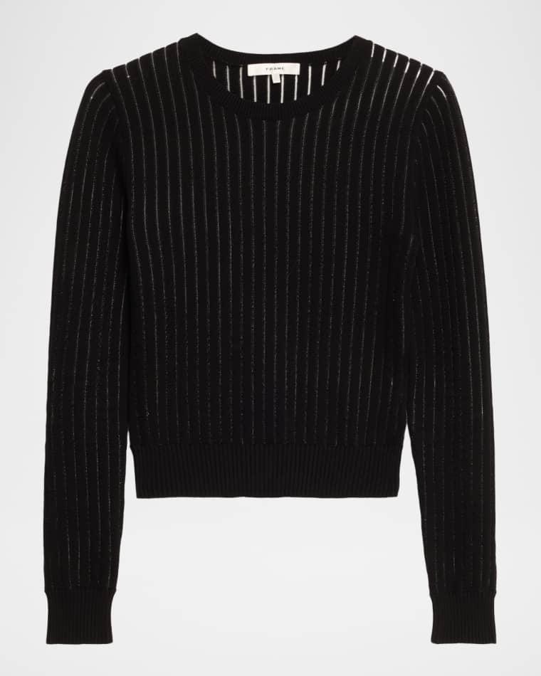 The Sheer Stripe Sweater by FRAME