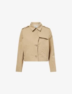 The Short Cotton Trench Jacket by FRAME