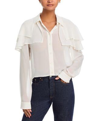 The Silk Cape Blouse by FRAME