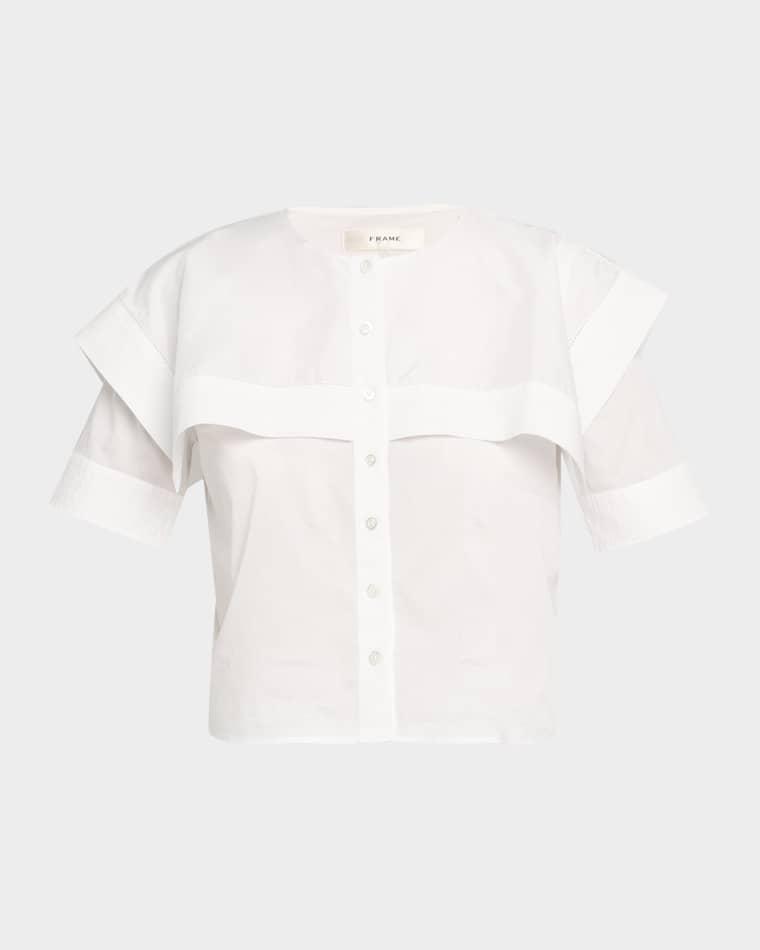 The Sleek Cape Shirt by FRAME