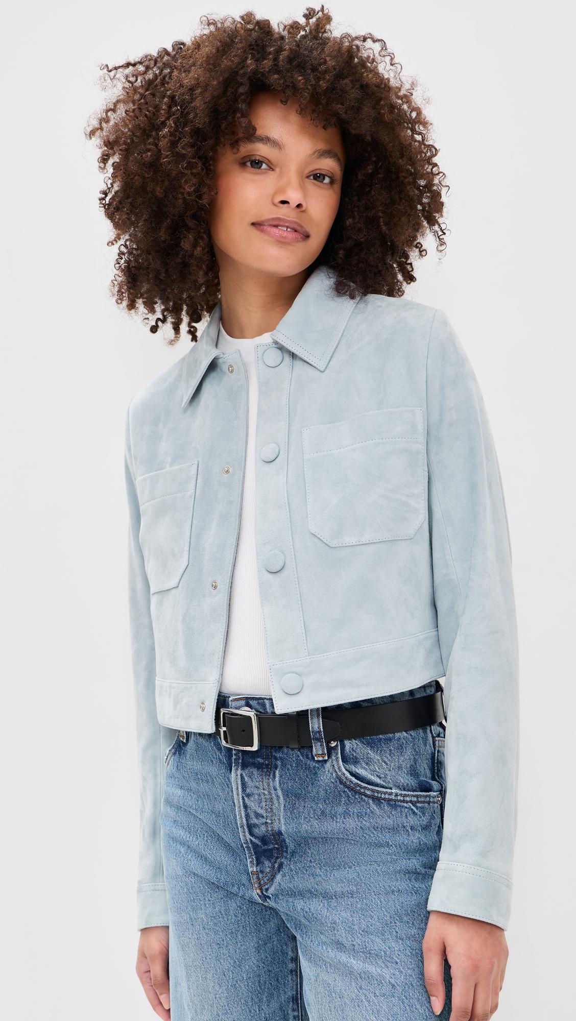 The Small Goat Suede Jacket by FRAME
