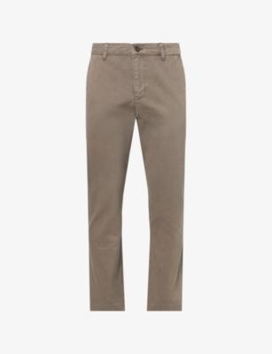 The Straight Regular-Fit Cotton Trousers by FRAME