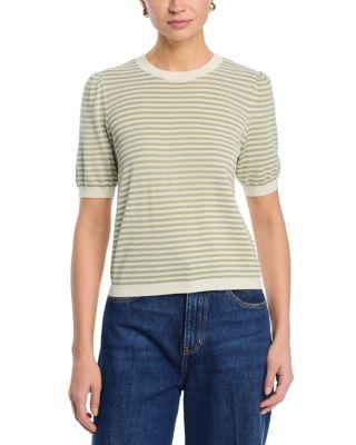 The Striped Gather Sweater by FRAME