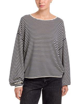 The Striped Slouchy Sweater by FRAME