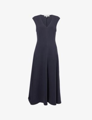 The Studio Flared Cotton Midi Dress by FRAME