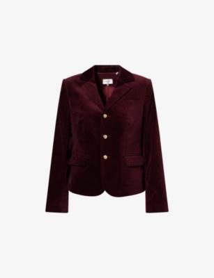 The Velvet Smart Cotton-Blend Blazer by FRAME