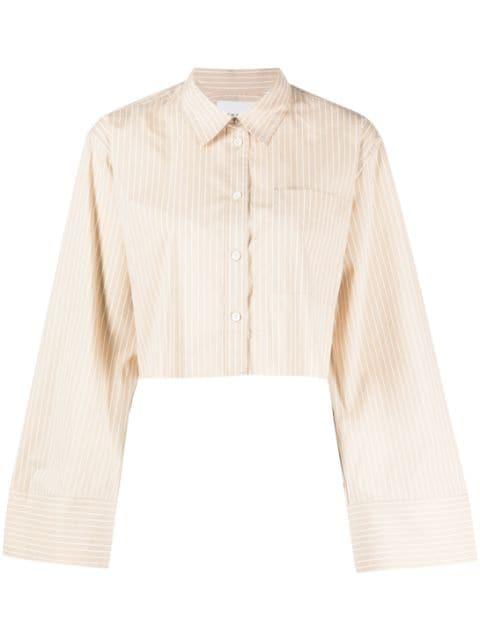 classic-collar long-sleeve shirt by FRAME