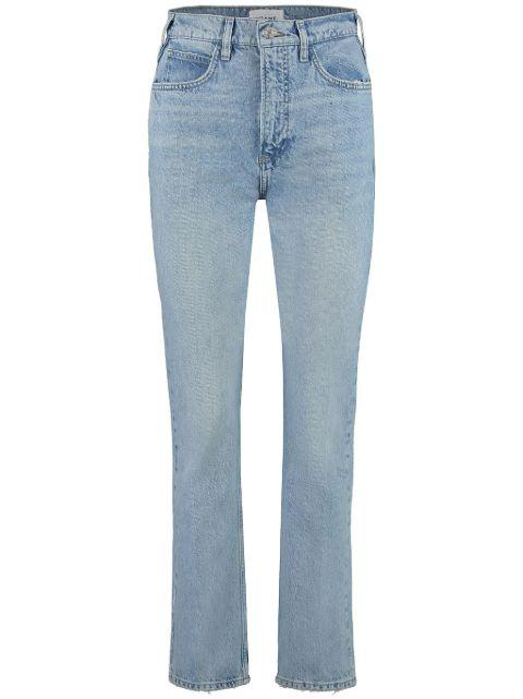 cotton straight-leg jeans by FRAME