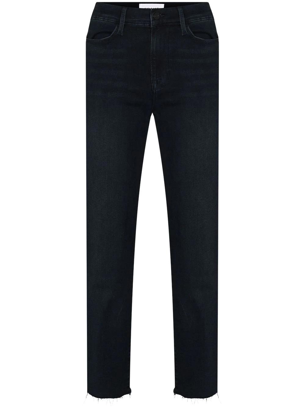 cropped straight-leg jeans by FRAME