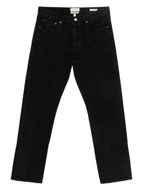 denim buttoned straight-leg jeans by FRAME