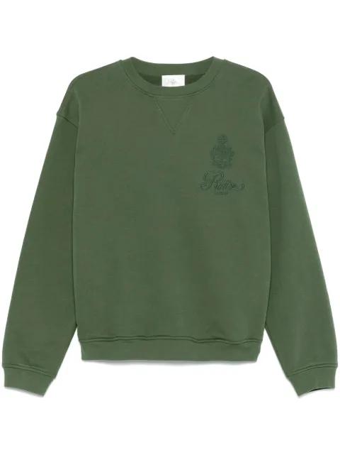 embroidered-logo sweatshirt by FRAME