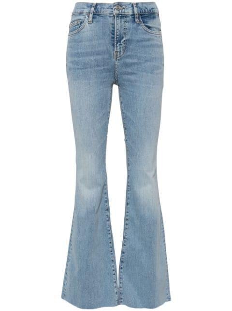 high-rise flared jeans by FRAME