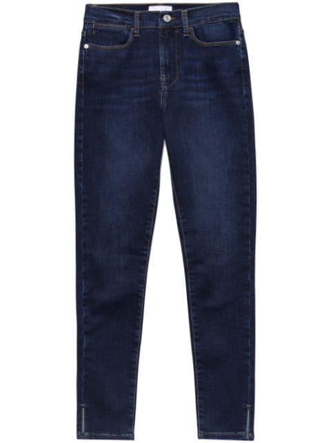 high-rise skinny jeans by FRAME