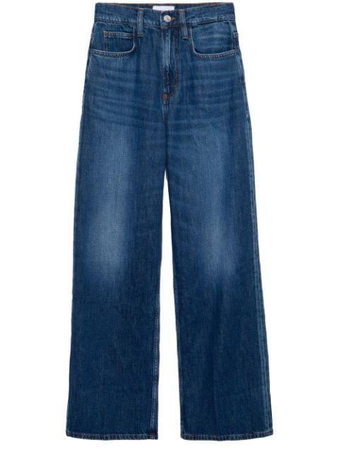 high-rise straight jeans by FRAME