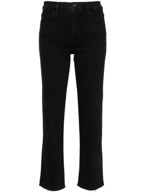 high-rise straight-leg jeans by FRAME