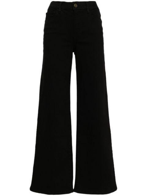 high-rise wide-leg jeans by FRAME