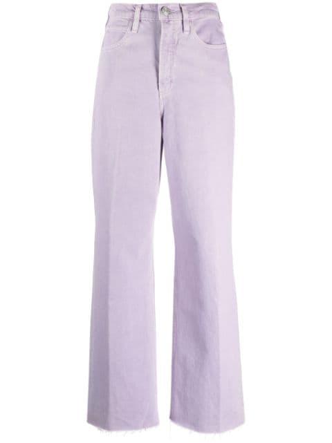 high-rise wide-leg jeans by FRAME