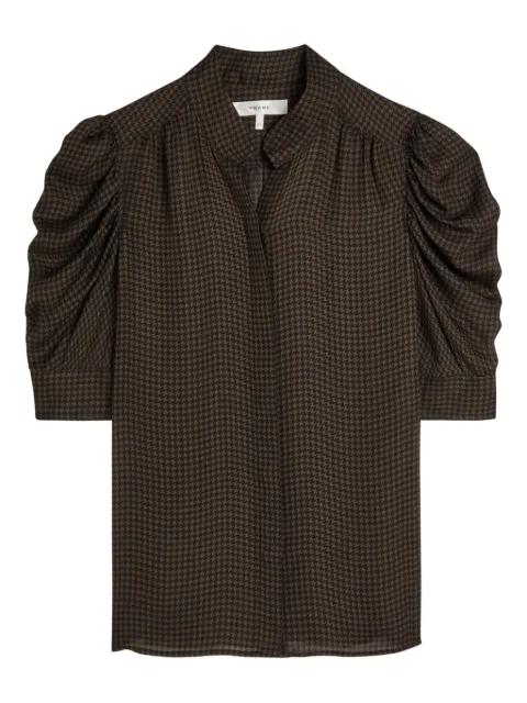 houndstooth-pattern shirt by FRAME