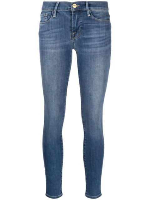 low-rise skinny jeans by FRAME