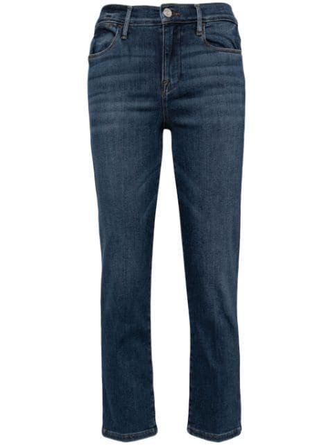 mid-rise cropped jeans by FRAME