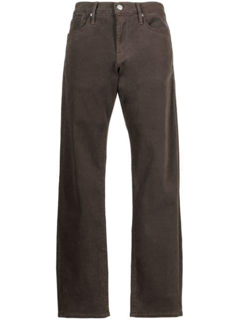 mid-rise straight-leg jeans by FRAME