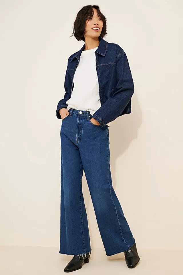 FRAME Le Low Baggy Wide Leg Jeans by FRAME | FREE PEOPLE