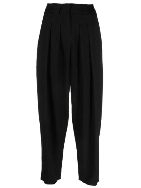 pleated high-waisted trousers by FRAME
