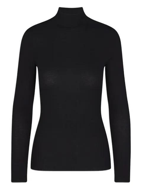 ribbed high-neck top by FRAME