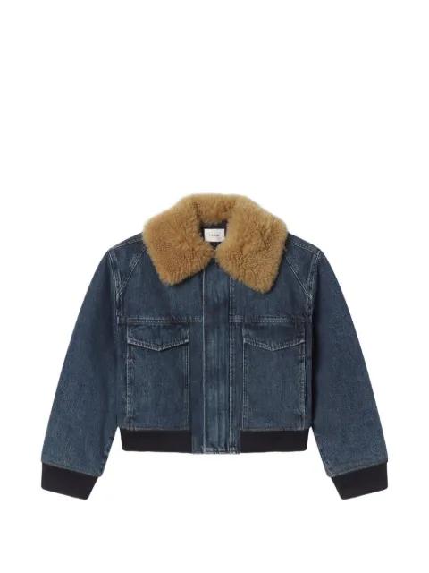 shearling-collar jacket by FRAME
