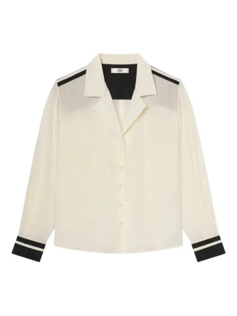 silk pajama shirt by FRAME
