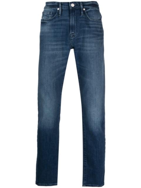 slim-cut low-rise jeans by FRAME