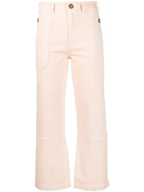 straight-leg utility trousers by FRAME