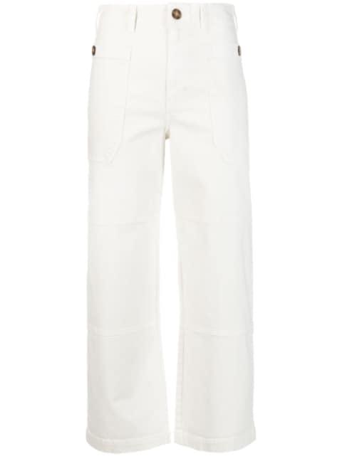 straight-leg utility trousers by FRAME