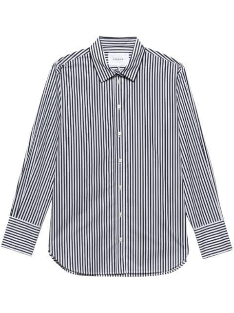 stripe-print organic-cotton shirt by FRAME
