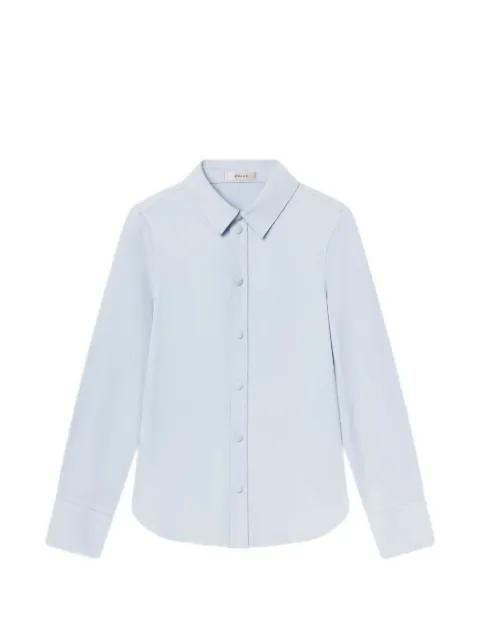 suede long-sleeve shirt by FRAME