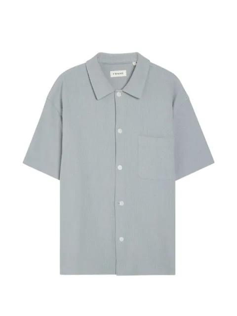 textured short-sleeve shirt by FRAME