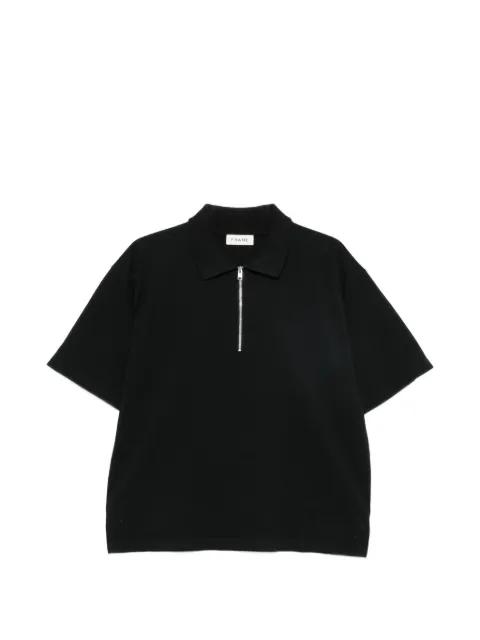 zip-fastening short-sleeve polo shirt by FRAME