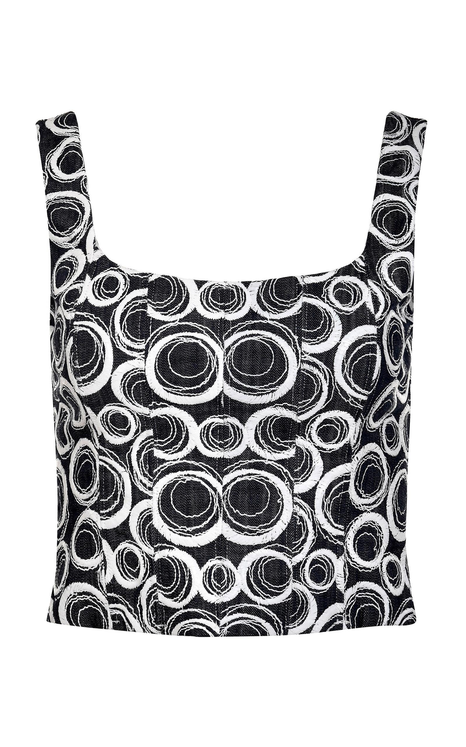 Francesca Miranda Exclusive Madena Printed Corset Cotton Top - Moda Operandi by FRANCESCA MIRANDA