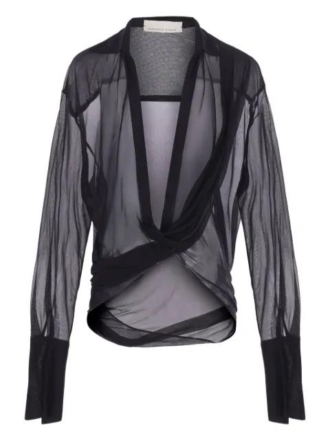 semi-sheer blouse by FRANCESCO MURANO