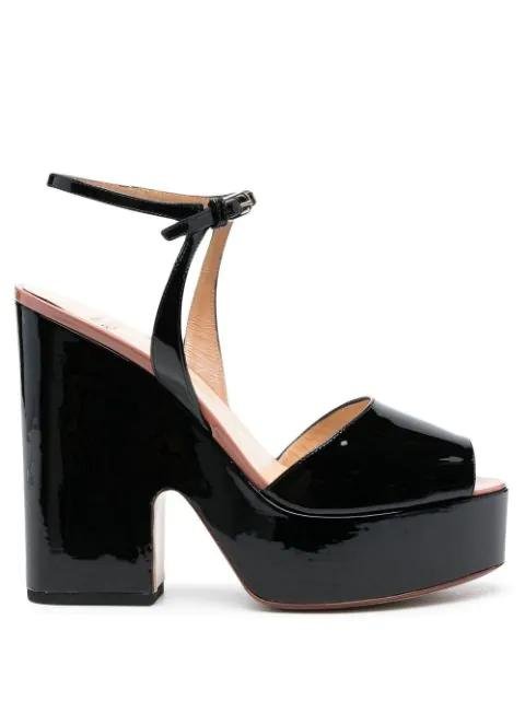 135mm patent-leather heels by FRANCESCO RUSSO