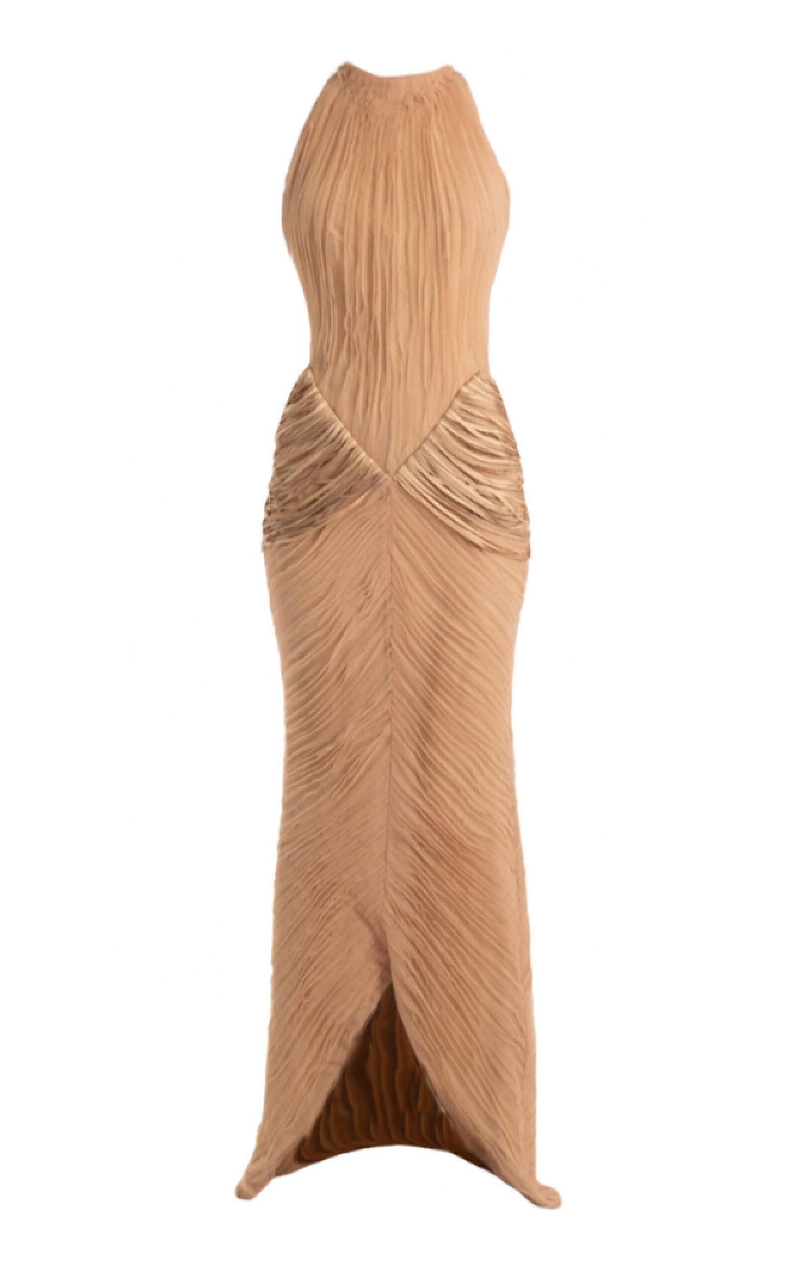 Francisco Arce Zele Tulle-Silk Fringed Maxi Dress - Moda Operandi by FRANCISCO ARCE