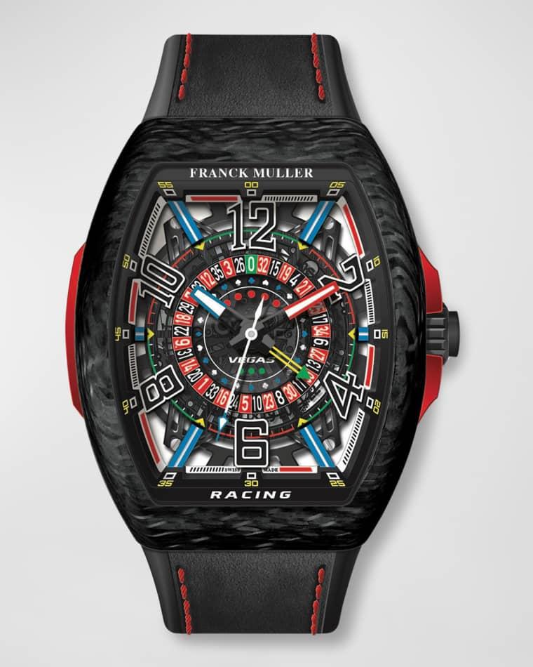 45mm Vanguard Carbon Racing Vegas Watch by FRANCK MULLER