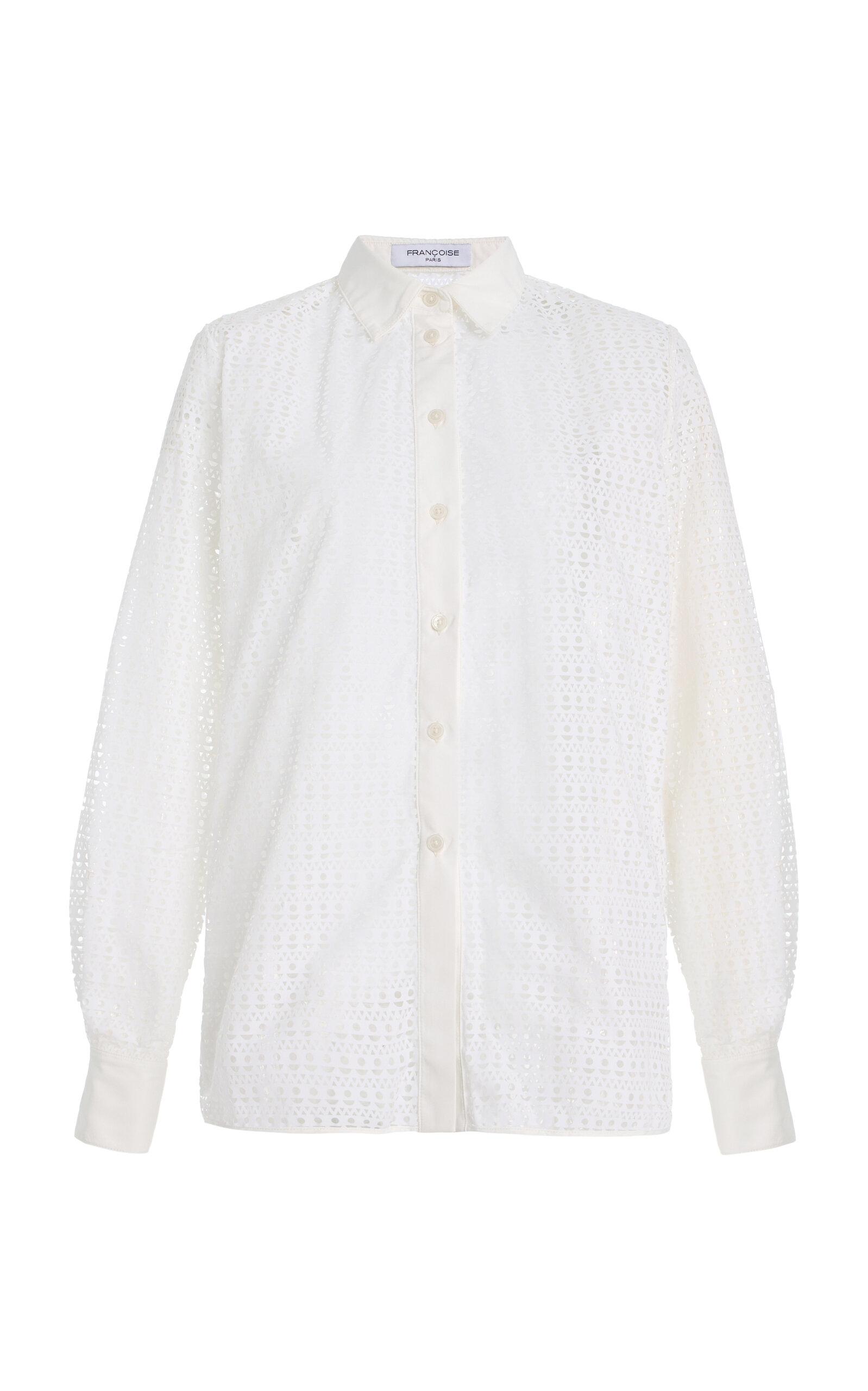FRANÇOISE Exclusive Constance Cotton-Blend Shirt - Moda Operandi by FRANCOISE