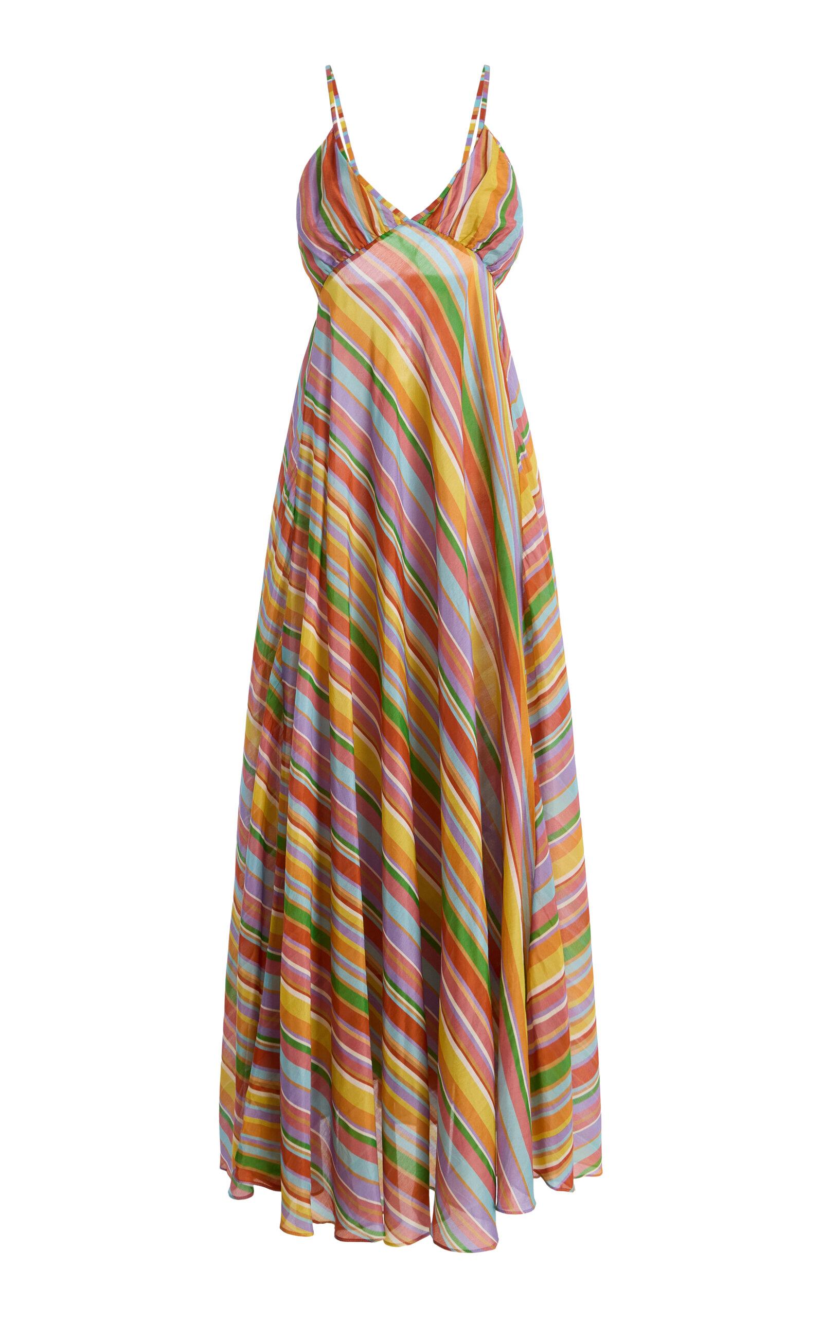 FRANÇOISE Exclusive La Isla Aisha Cotton-Silk Maxi Dress - Moda Operandi by FRANCOISE