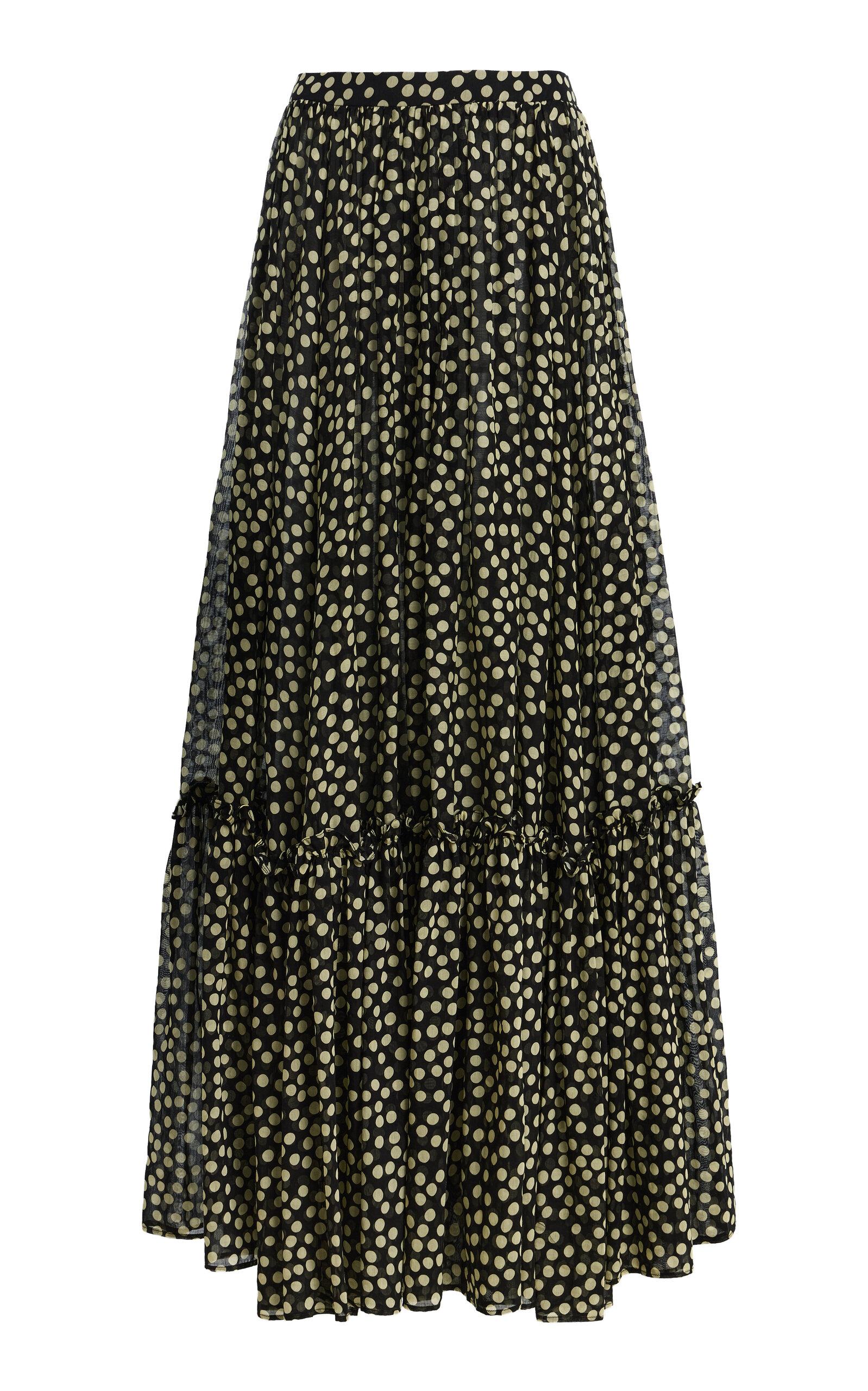 FRANÇOISE Jade Cotton-Silk Maxi Skirt - Moda Operandi by FRANCOISE